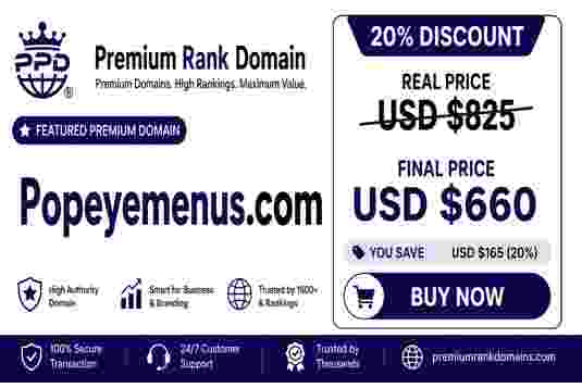 Popeyemenus.com